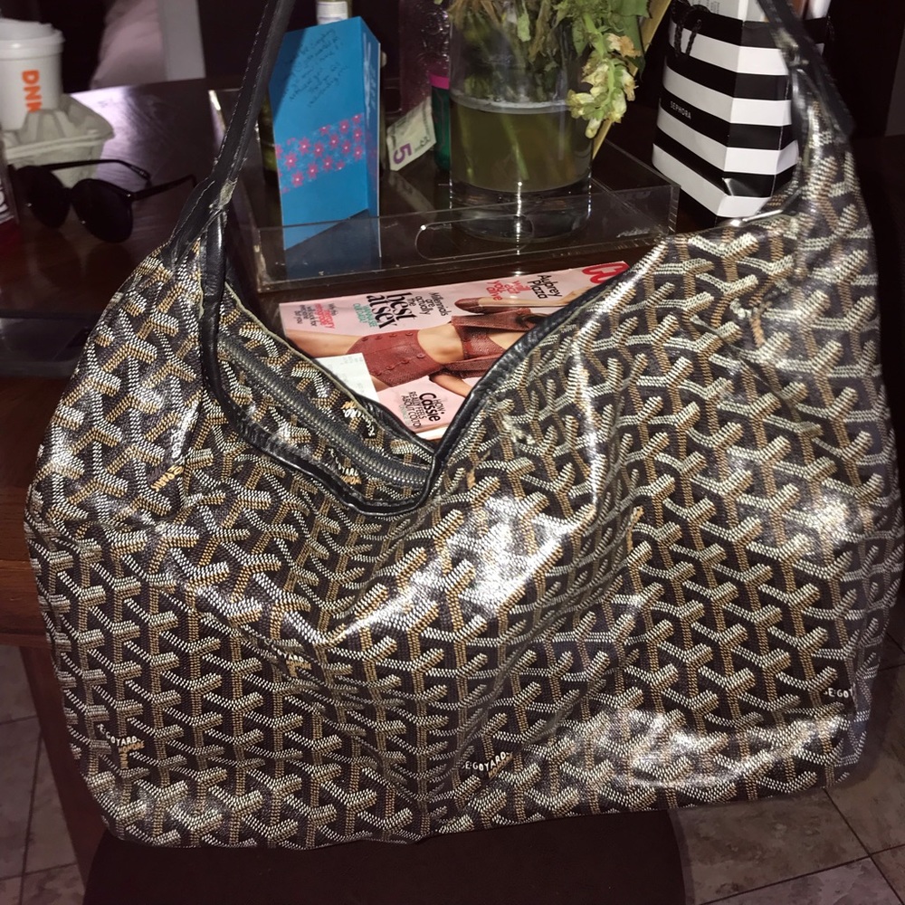 Goyard fidji hobo black, tan trade only - Picture 6 of 8